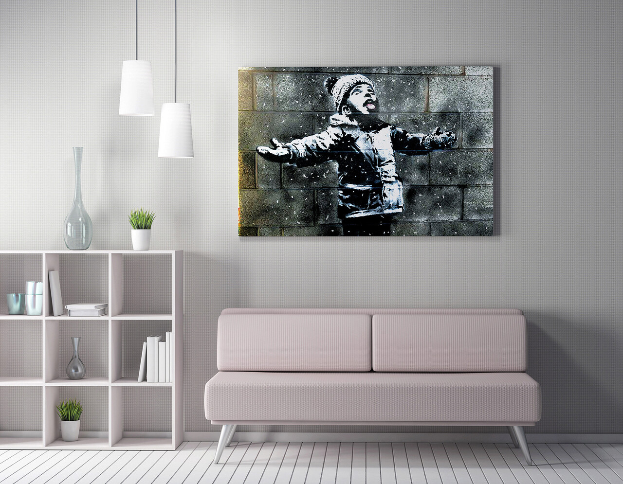 Tablou decorativ, WY36 (50 x 70), Canvas imprimat, Multicolor - imagine 6